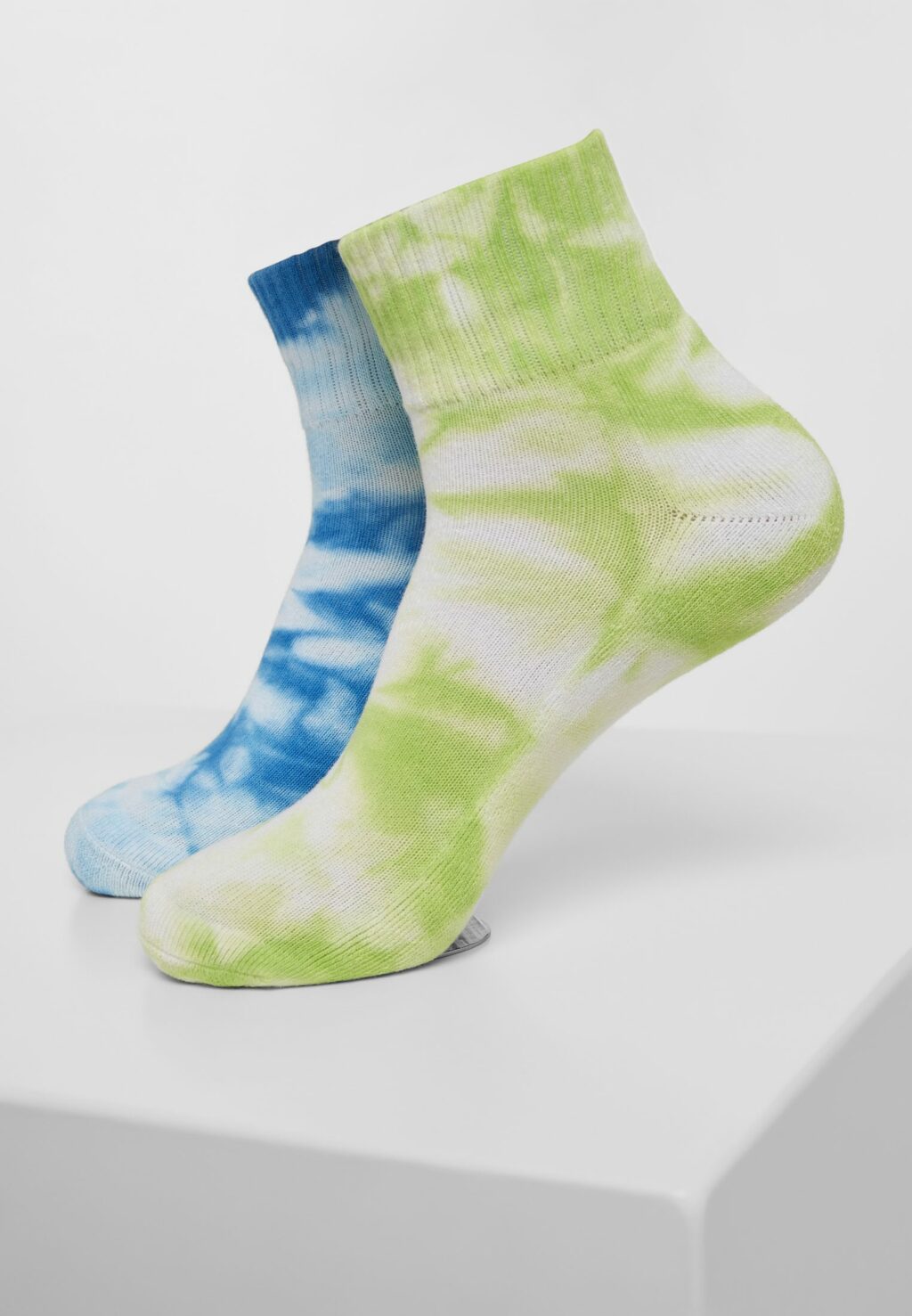 Tie Dye Socks Short 2-Pack green/blue TB3304