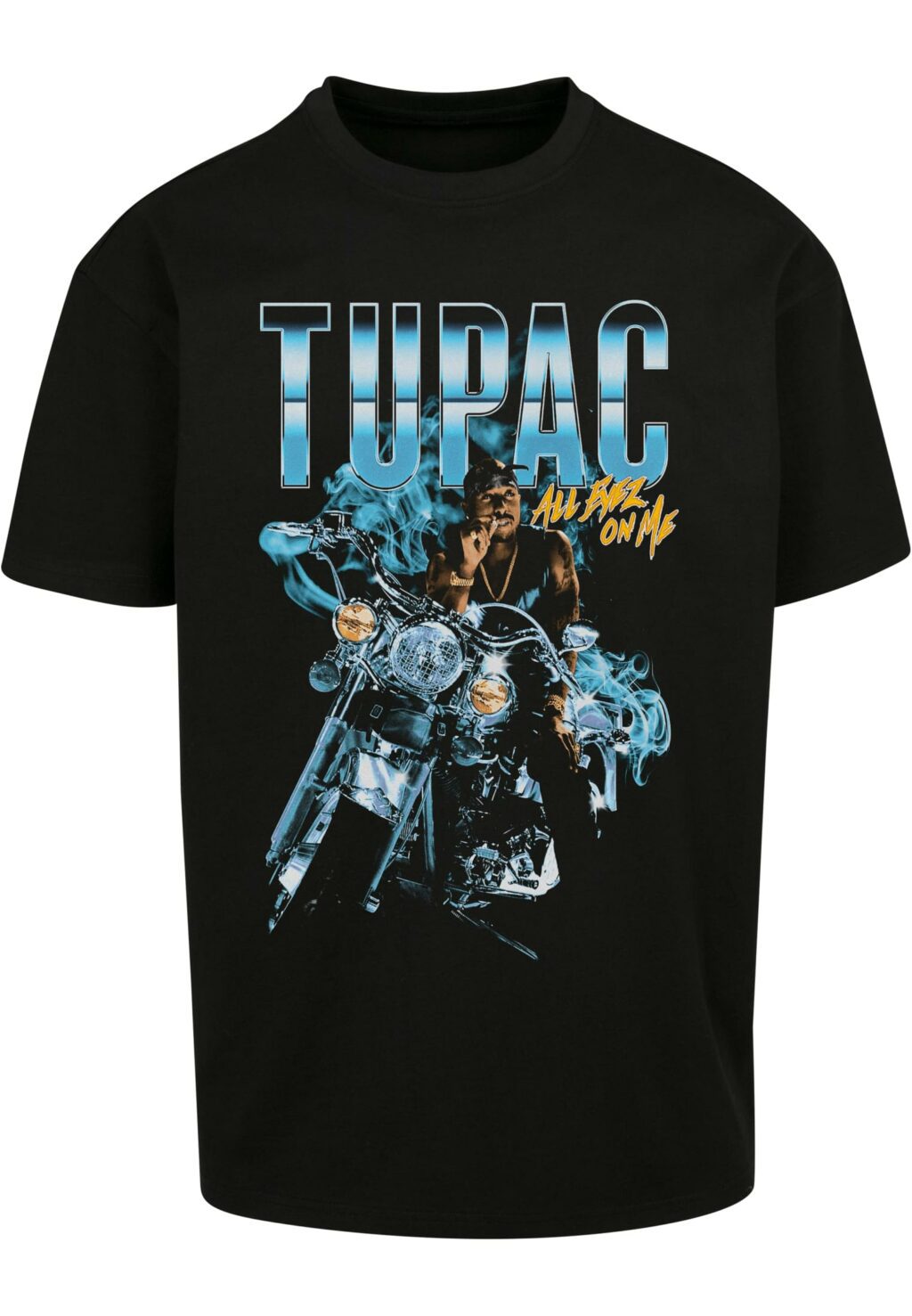 Tupac All Eyez On Me Anniversary Oversize Tee black MT1888