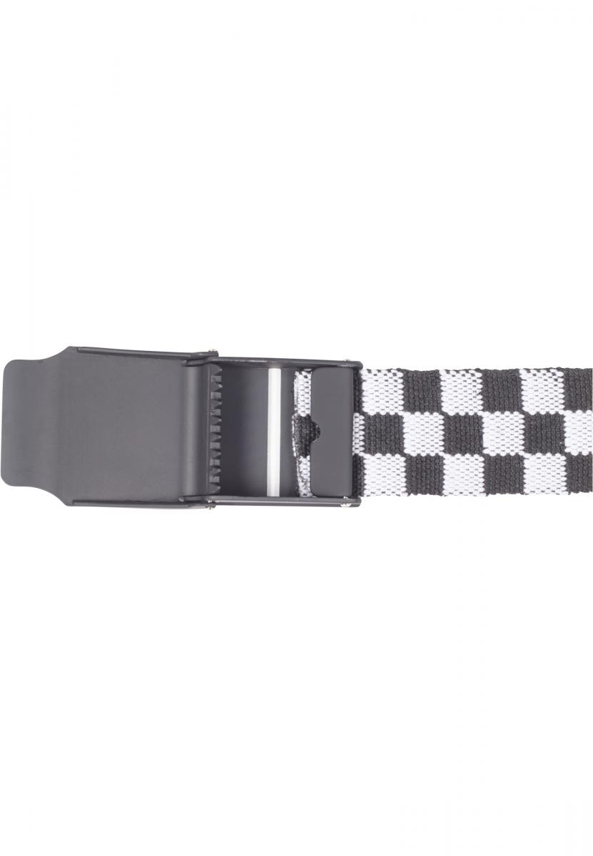 UC Canvas Belt Checkerboard 150cm black/white one TB2248