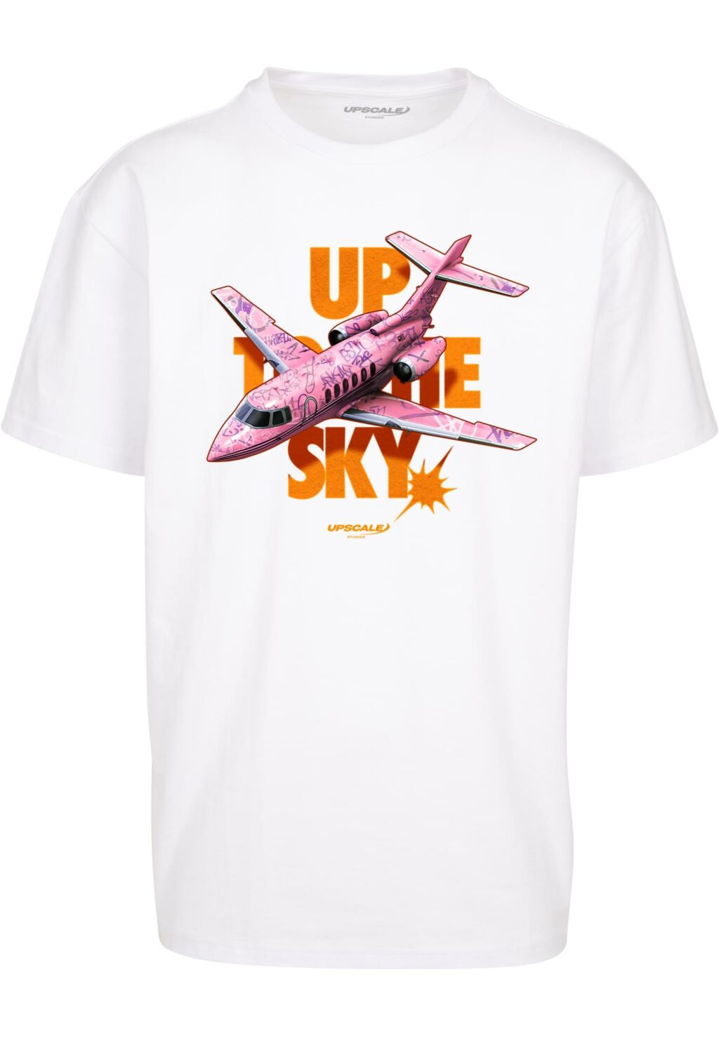 Up to the Sky Oversize Tee white MT2737