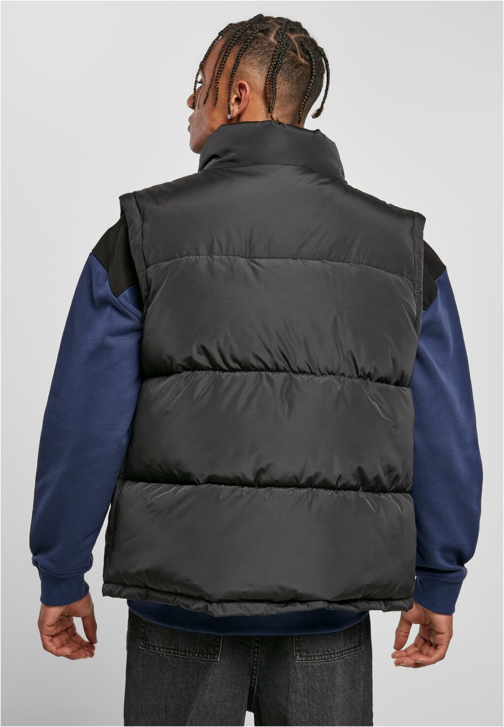 Urban Classics Block Puffer Vest black/black TB4476