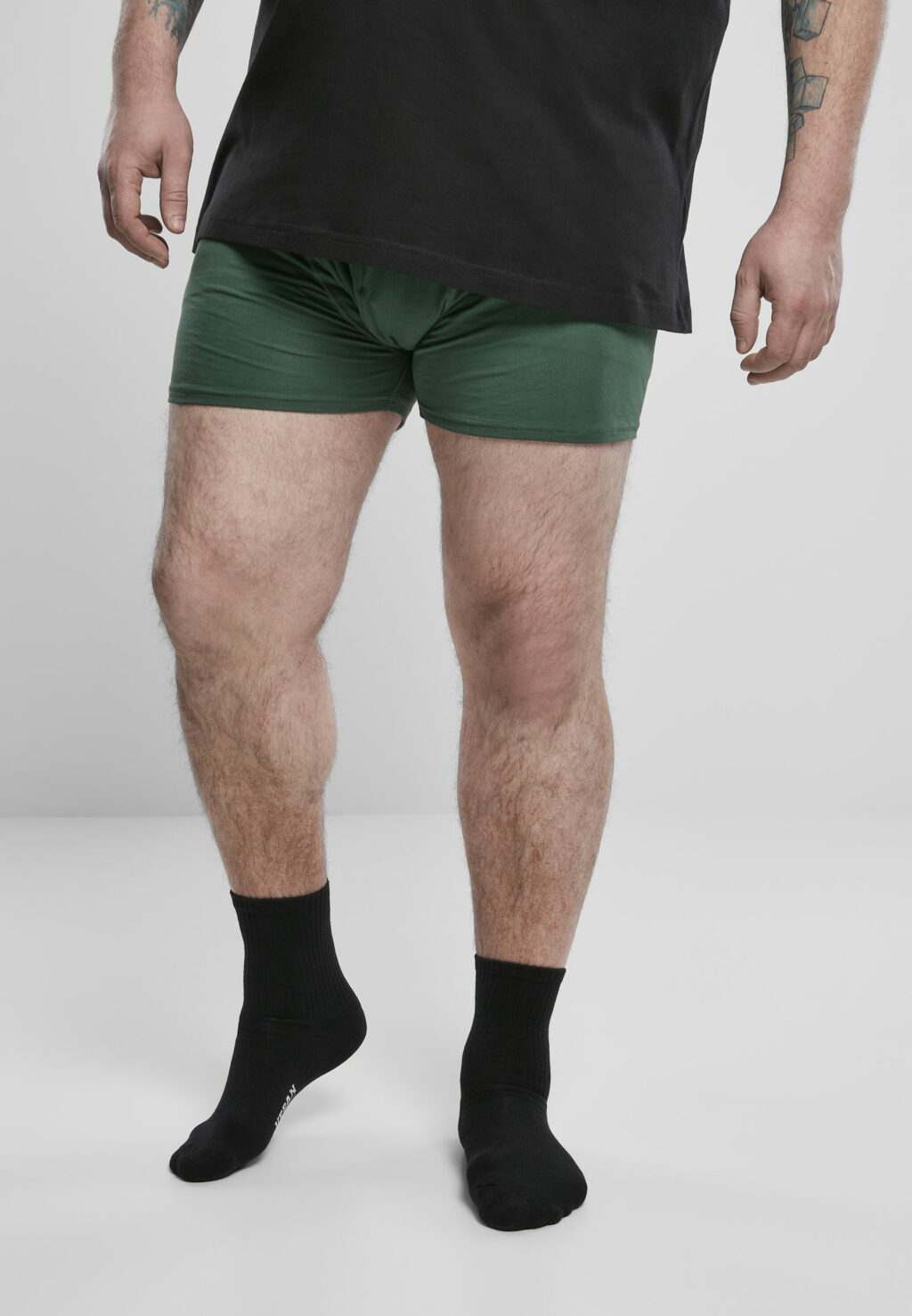 Urban Classics Boxer Shorts 3-Pack grey/darkgreen/black TB3708