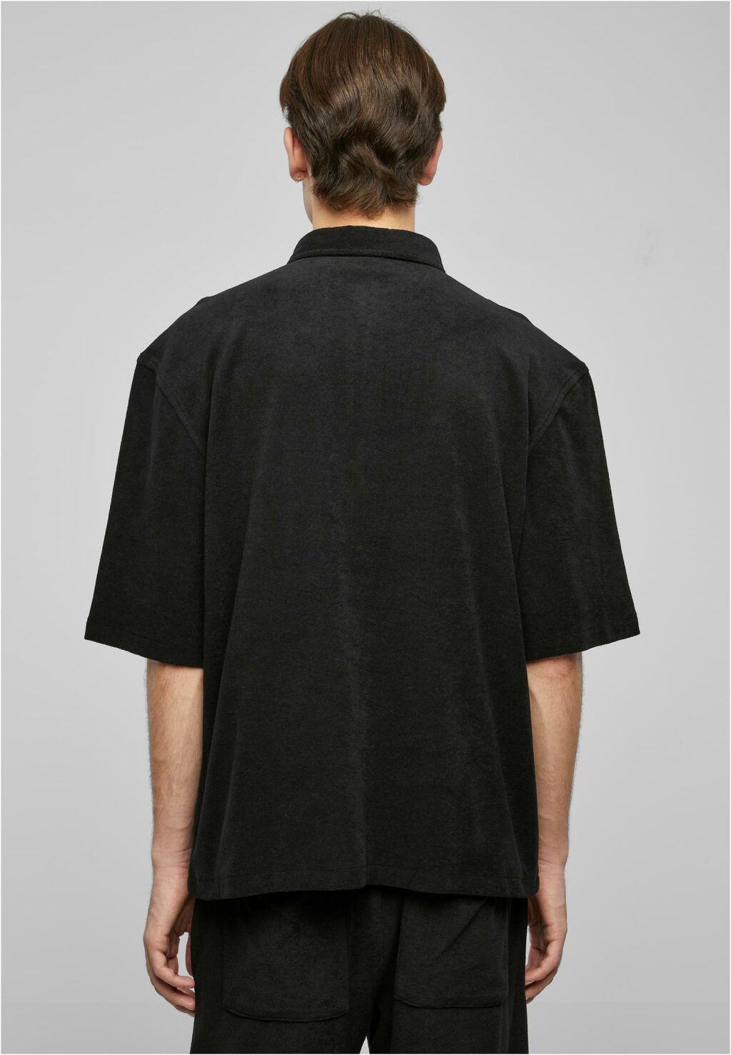 Urban Classics Boxy Towel Shirt black TB6235