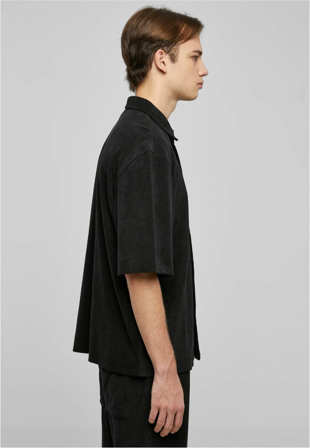 Urban Classics Boxy Towel Shirt black TB6235