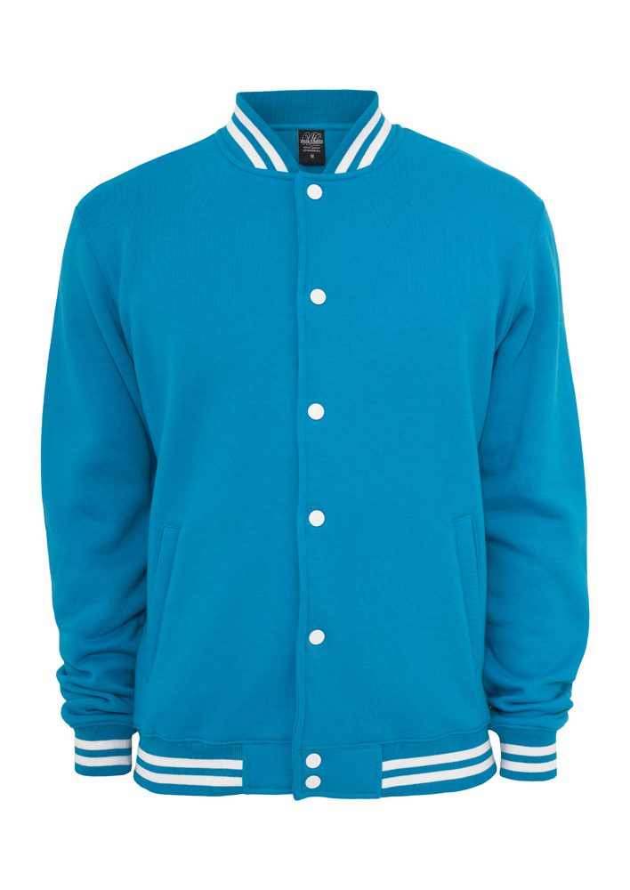 Urban Classics College Sweatjacket turquoise TB119