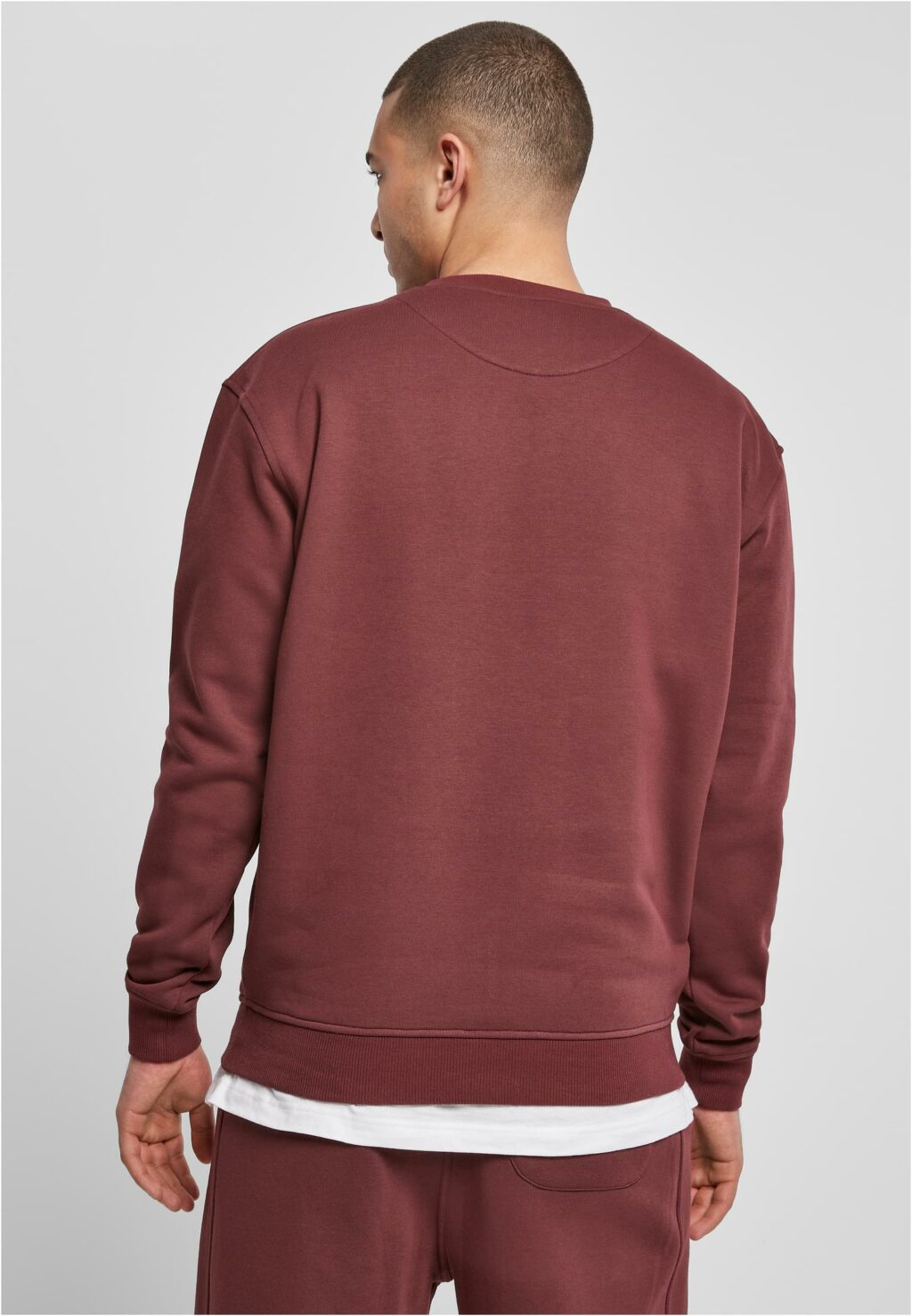 Urban Classics Crewneck Sweatshirt cherry TB014E