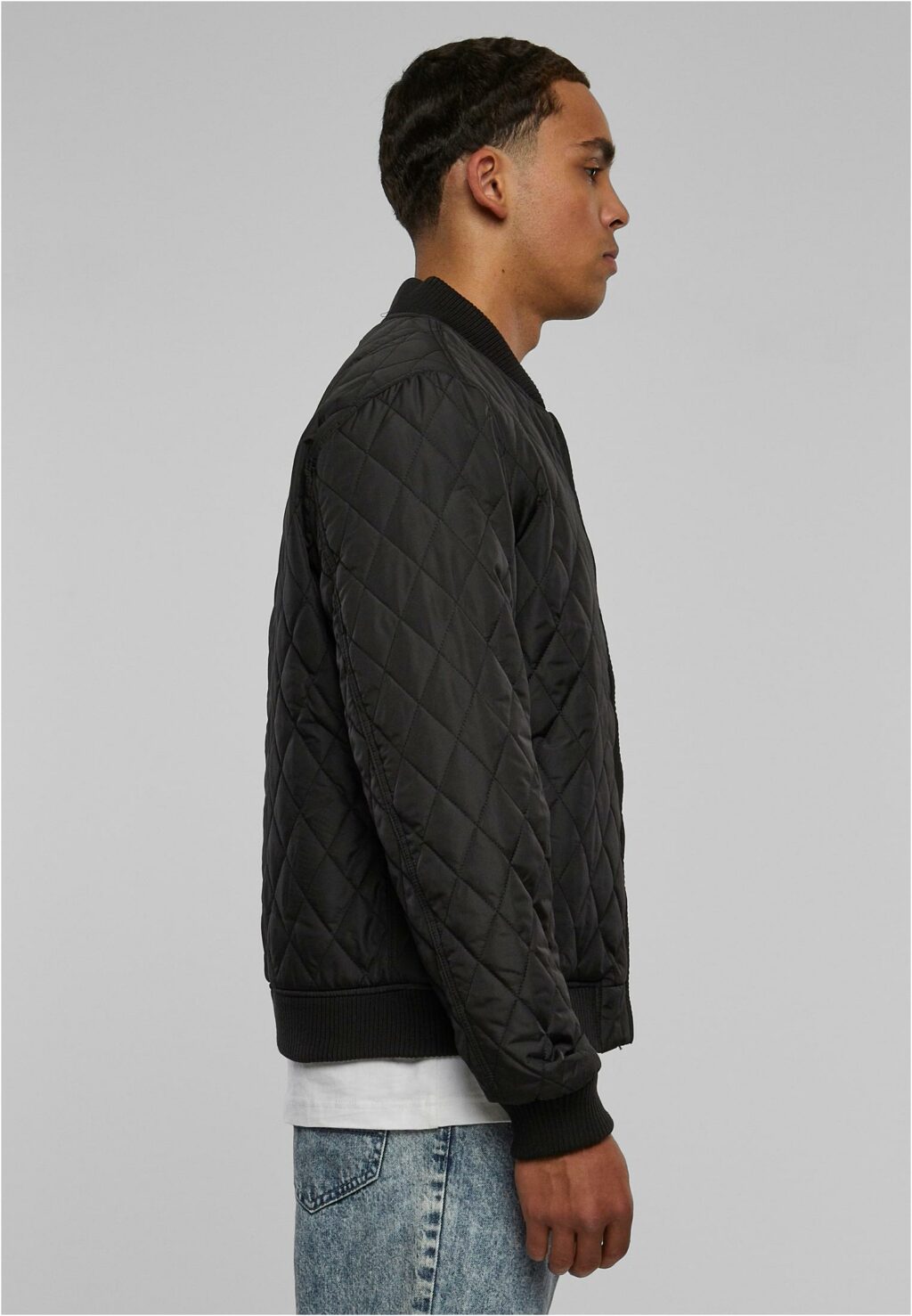 Urban Classics Diamond Quilt Nylon Jacket black TB862