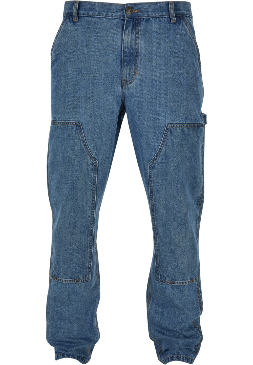 Urban Classics Double Knee Jeans light blue washed TB5590