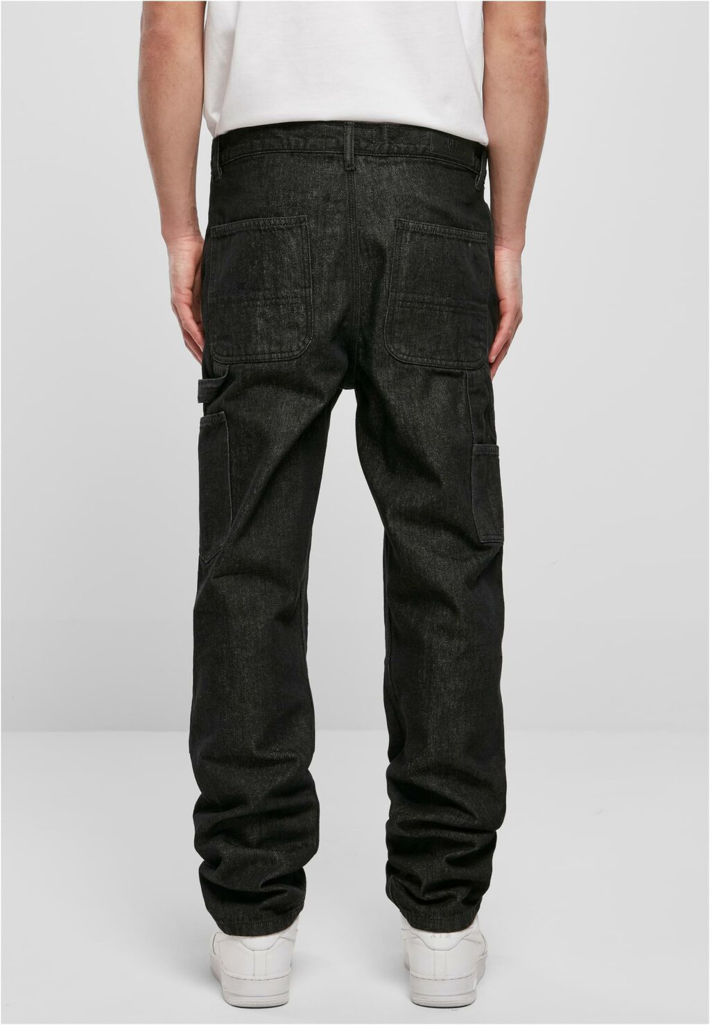 Urban Classics Double Knee Jeans realblack washed TB5590