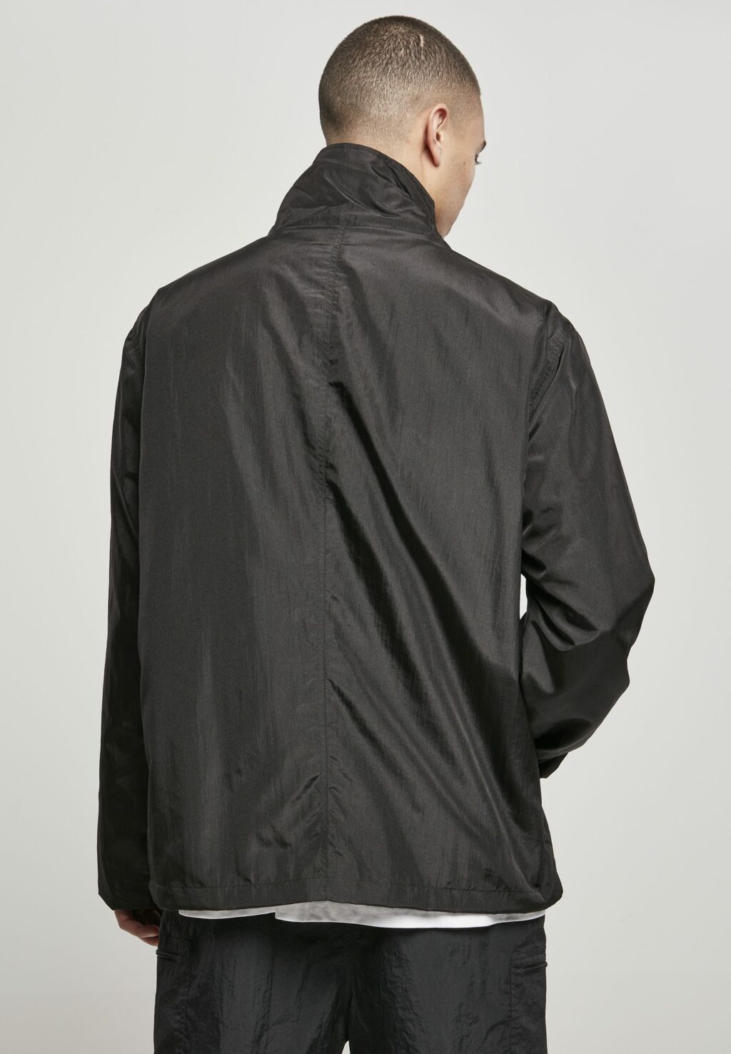 Urban Classics Double Pocket Nylon Crepe Jacket black TB4393