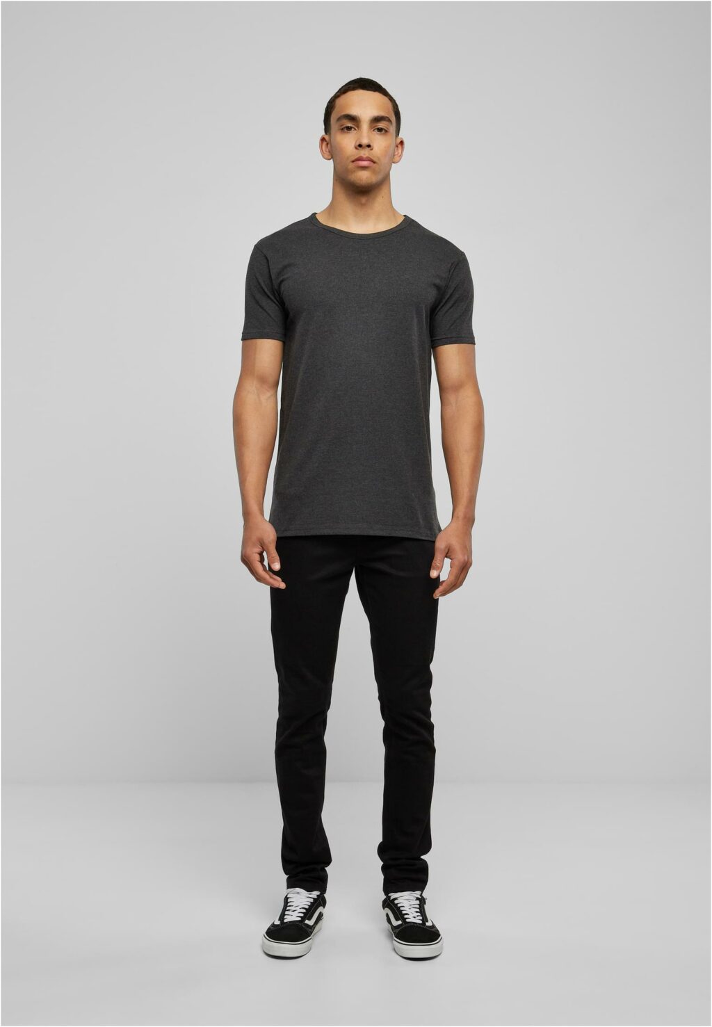 Urban Classics Fitted Stretch Tee charcoal TB814