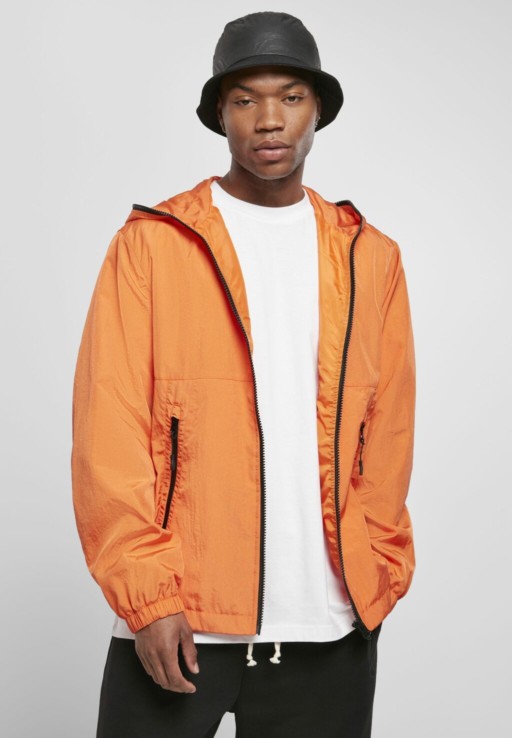 Urban Classics Full Zip Nylon Crepe Jacket mandarin TB4142