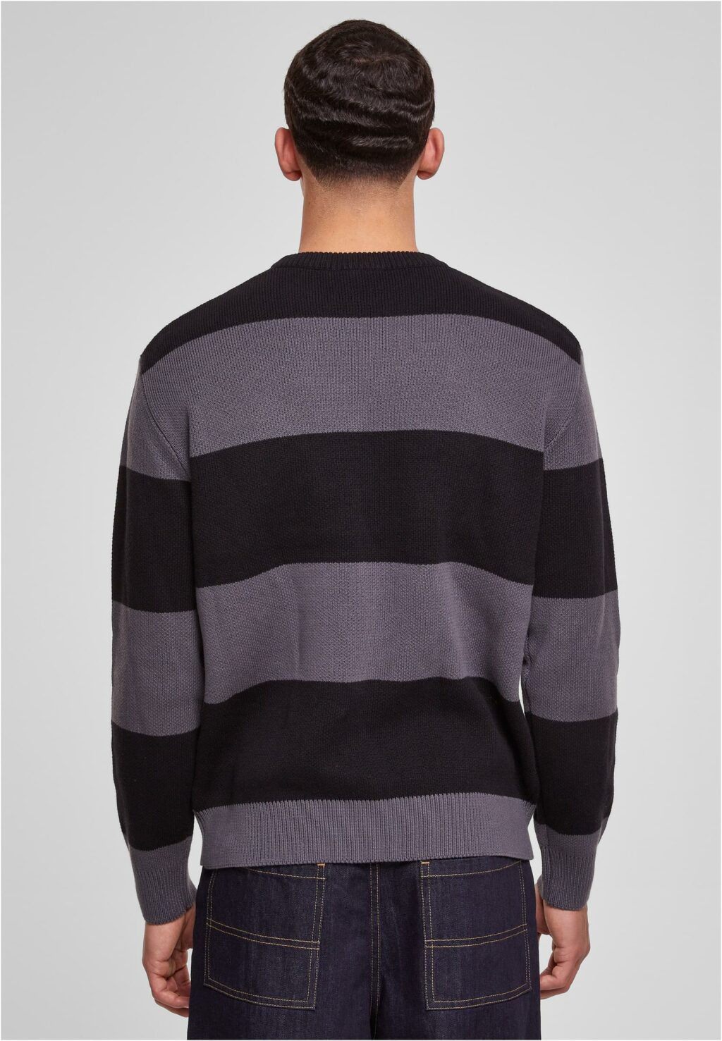 Urban Classics Heavy Oversized Striped Sweatshirt black/darkshadow TB6342
