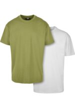 Urban Classics Heavy Oversized Tee 2-Pack newolive+white TB1778A