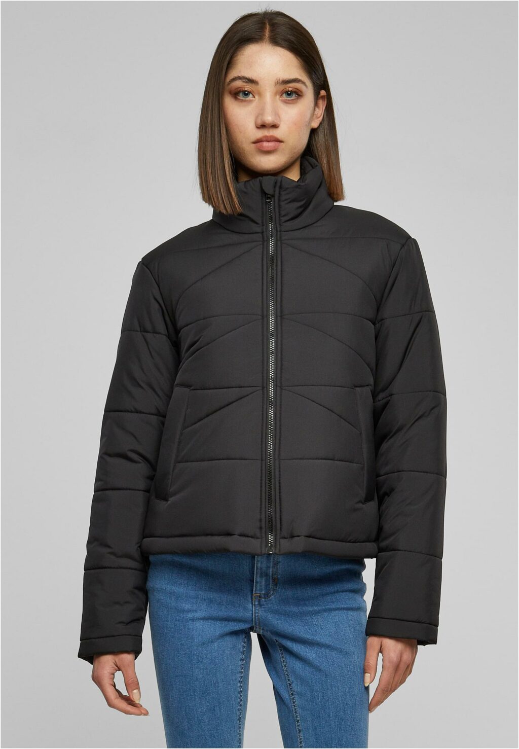 Urban Classics Ladies Arrow Puffer Jacket black TB6074