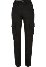 Urban Classics Ladies Cotton Twill Utility Pants black TB5454