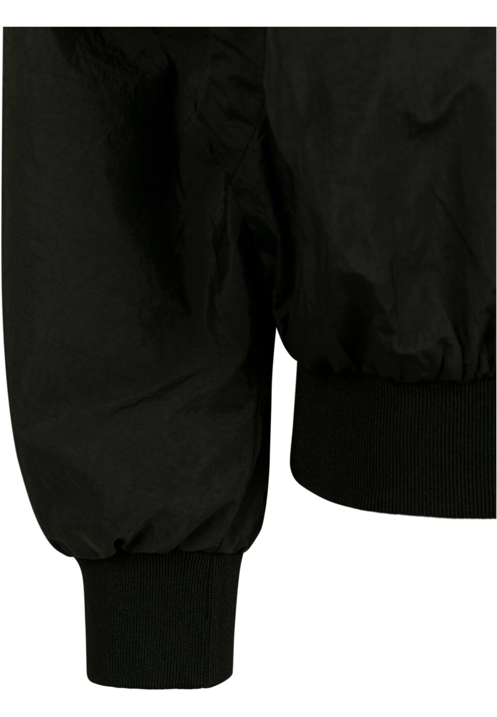 Urban Classics Ladies Crinkle Batwing Jacket blk/wht TB2664
