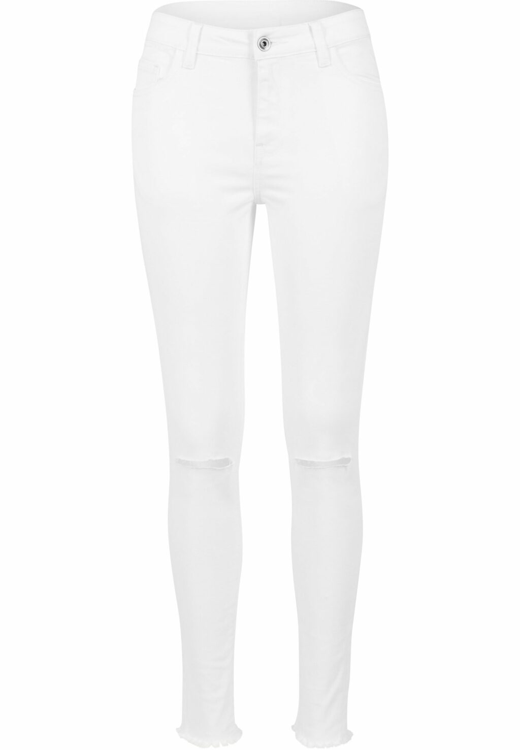 Urban Classics Ladies Cut Knee Pants white TB1538