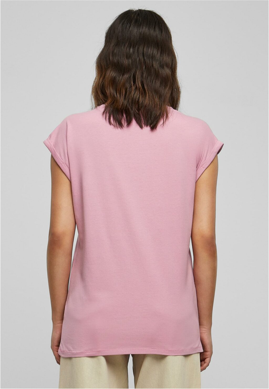 Urban Classics Ladies Extended Shoulder Tee coolpink TB771