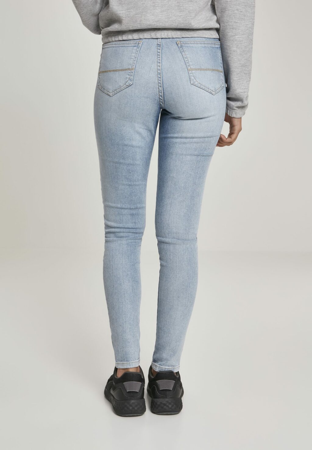 Urban Classics Ladies High Waist Skinny Jeans authentic wash TB2970