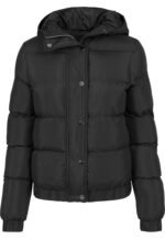 Urban Classics Ladies Hooded Puffer Jacket black TB1756