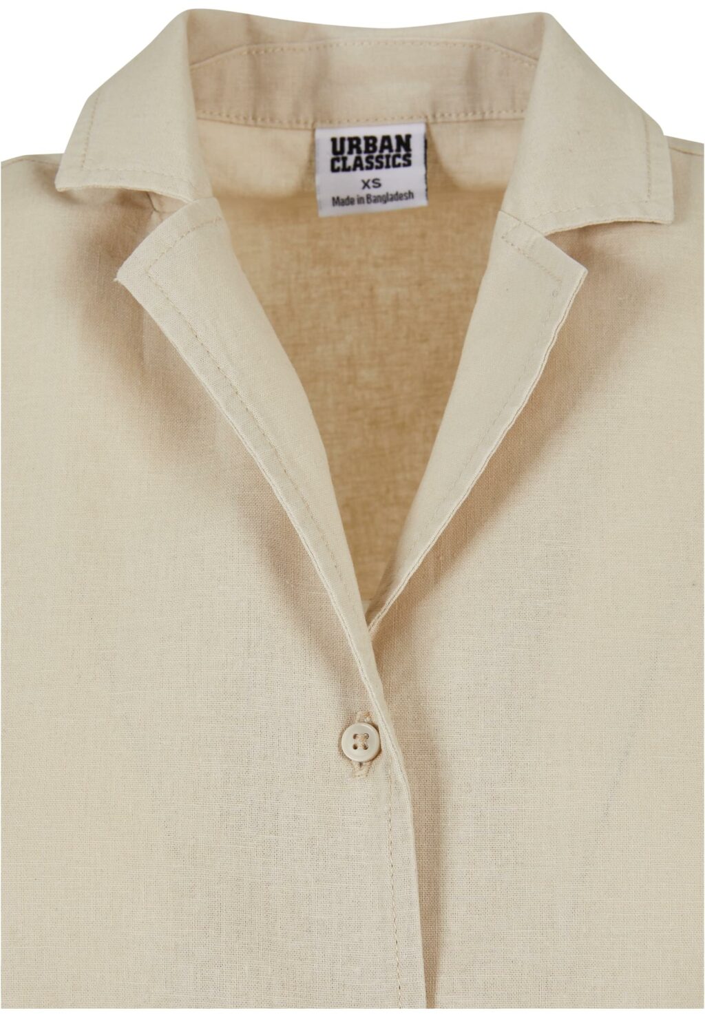 Urban Classics Ladies Linen Mixed Resort Shirt softseagrass TB5994