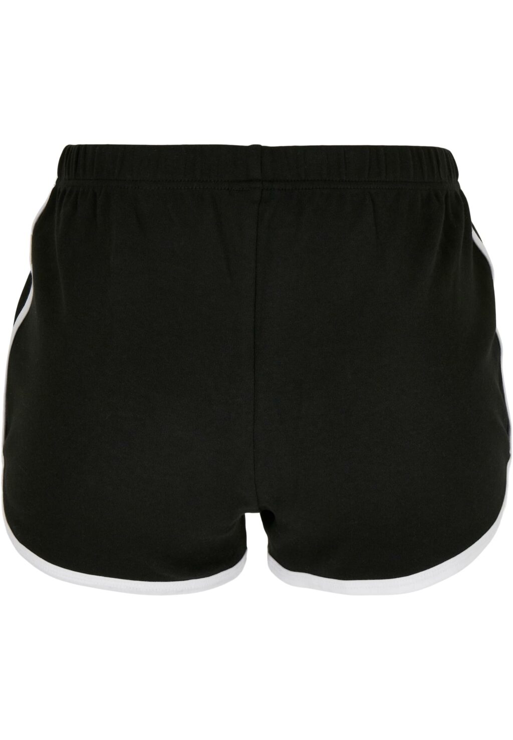 Urban Classics Ladies Organic Interlock Retro Hotpants  black/white TB4372