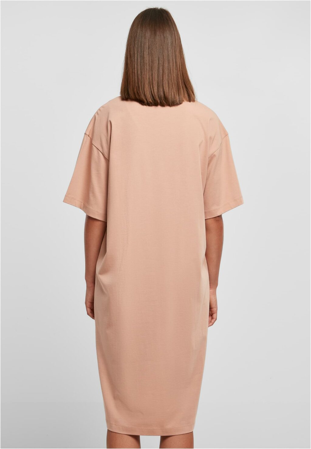 Urban Classics Ladies Organic Long Oversized Tee Dress amber TB4792