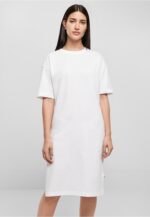 Urban Classics Ladies Organic Oversized Slit Tee Dress white TB4091