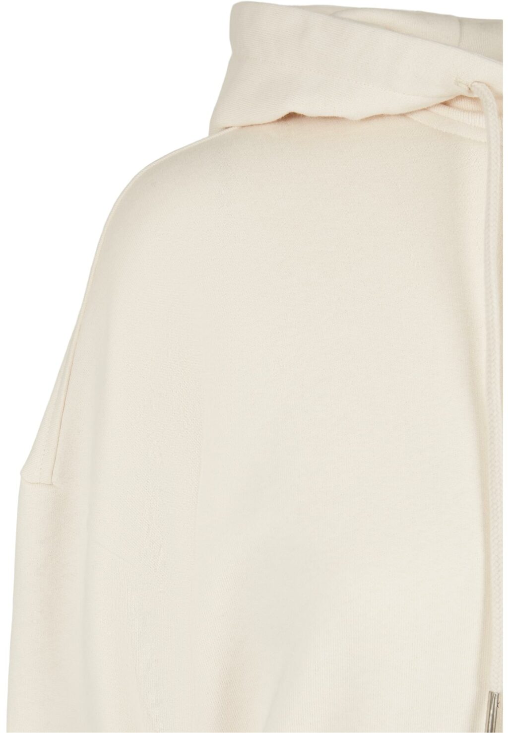 Urban Classics Ladies Organic Oversized Terry Hoody Dress whitesand TB4094