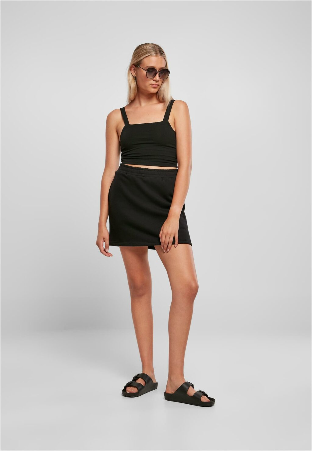 Urban Classics Ladies Organic Terry Mini Skirt black TB5015