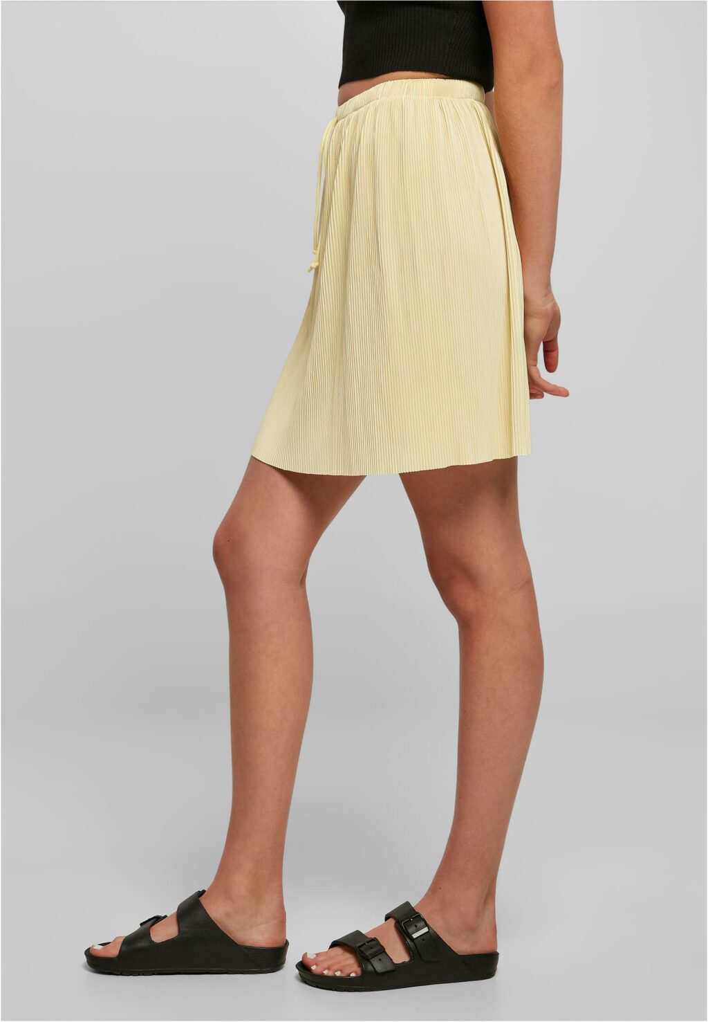 Urban Classics Ladies Plisse Mini Skirt softyellow TB5016
