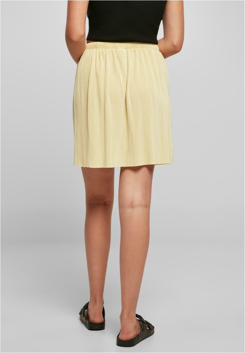 Urban Classics Ladies Plisse Mini Skirt softyellow TB5016