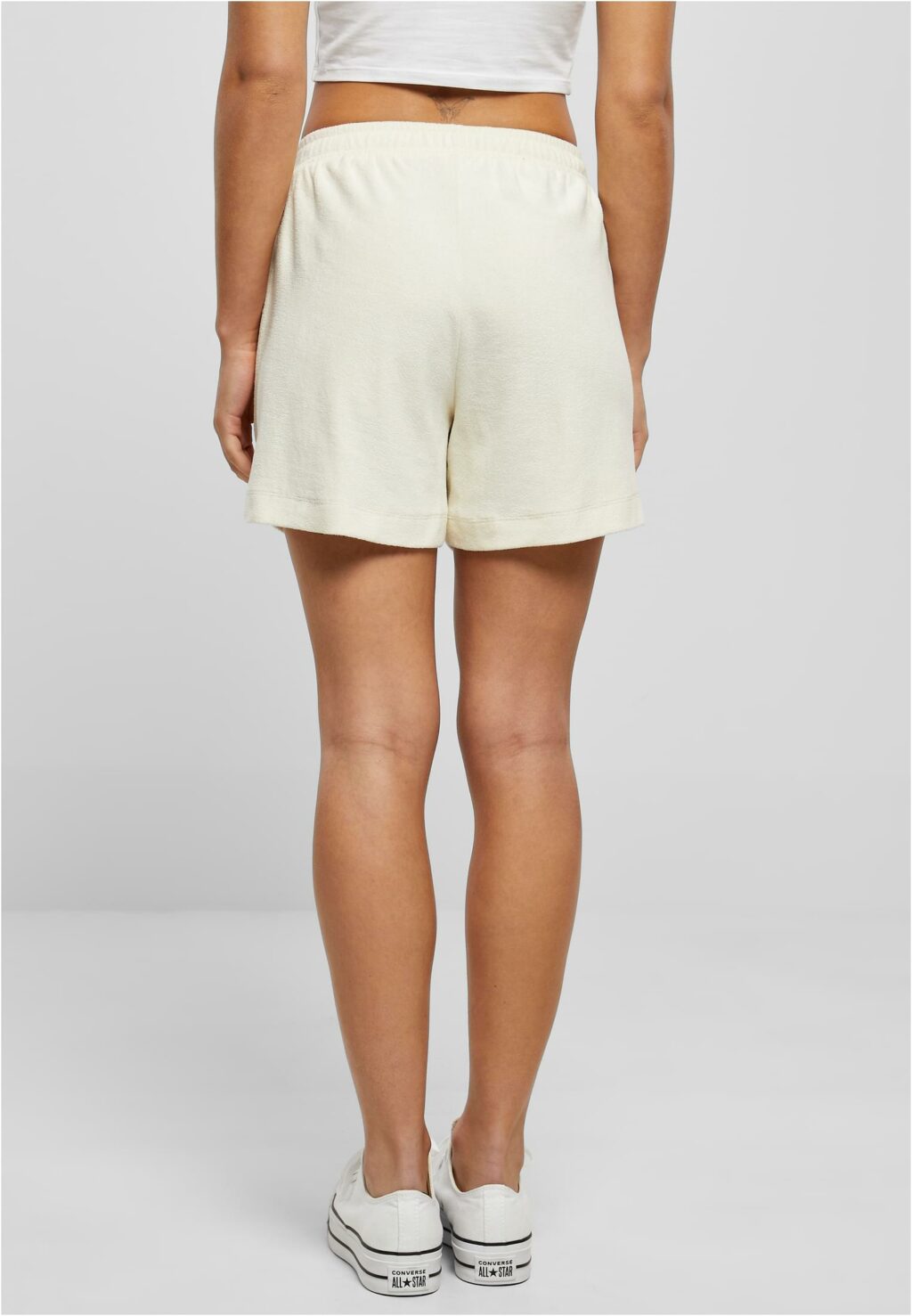 Urban Classics Ladies Towel Shorts palewhite TB5983