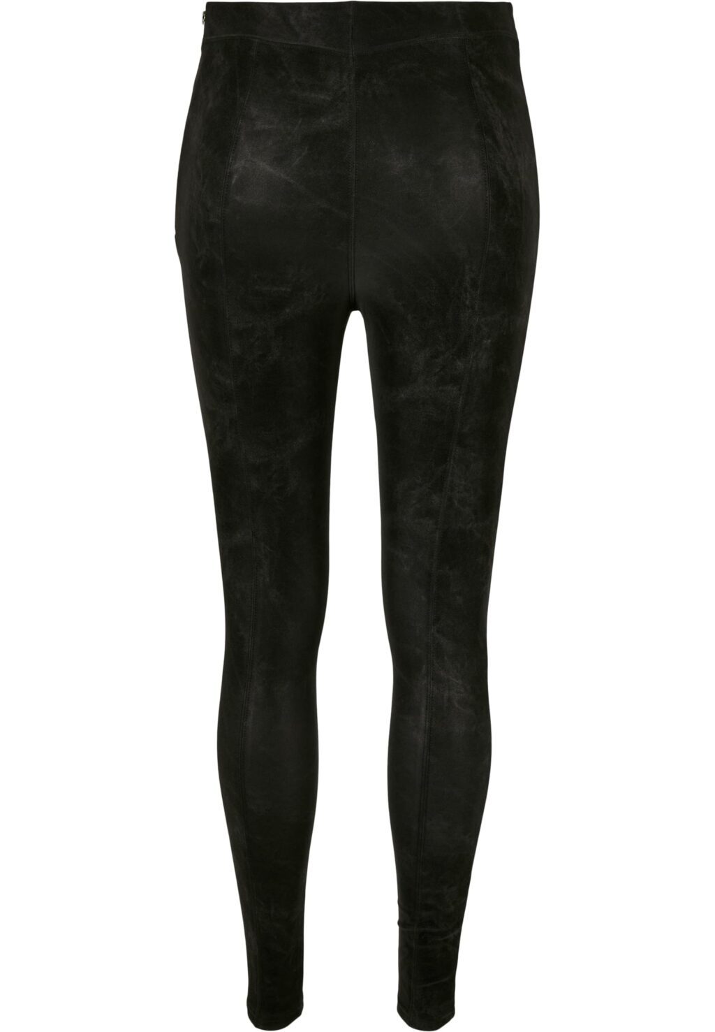 Urban Classics Ladies Washed Faux Leather Pants black TB3763