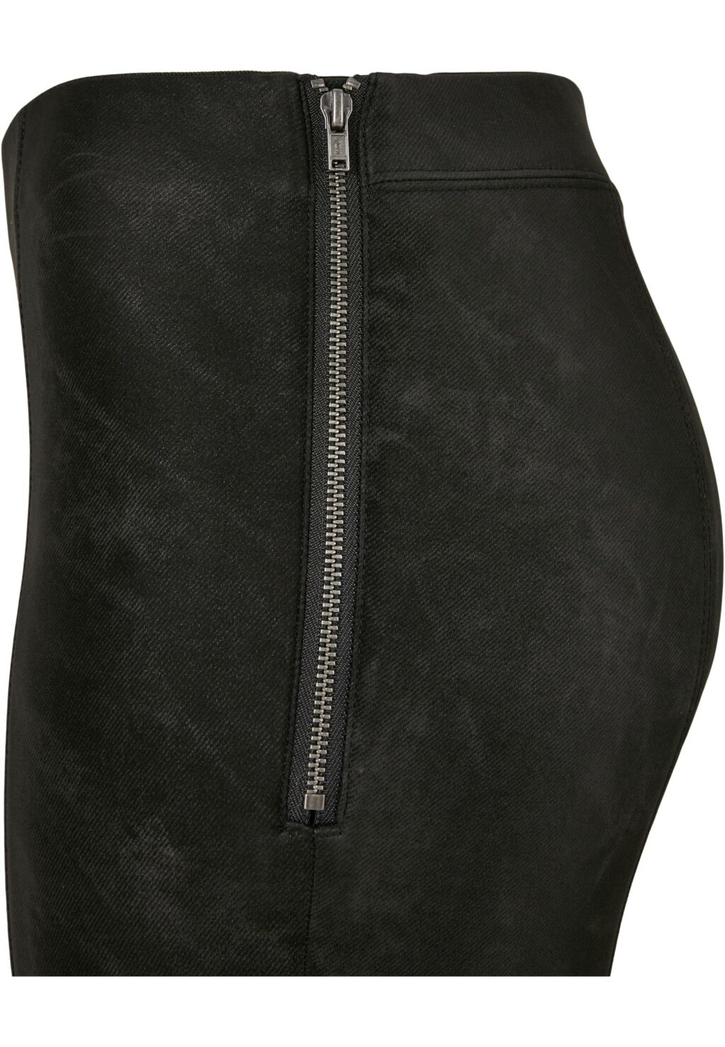 Urban Classics Ladies Washed Faux Leather Pants black TB3763