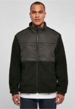 Urban Classics Patched Sherpa Jacket black TB5539
