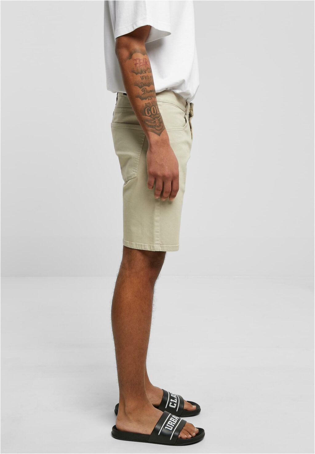 Urban Classics Relaxed Fit Jeans Shorts raw washed TB4156