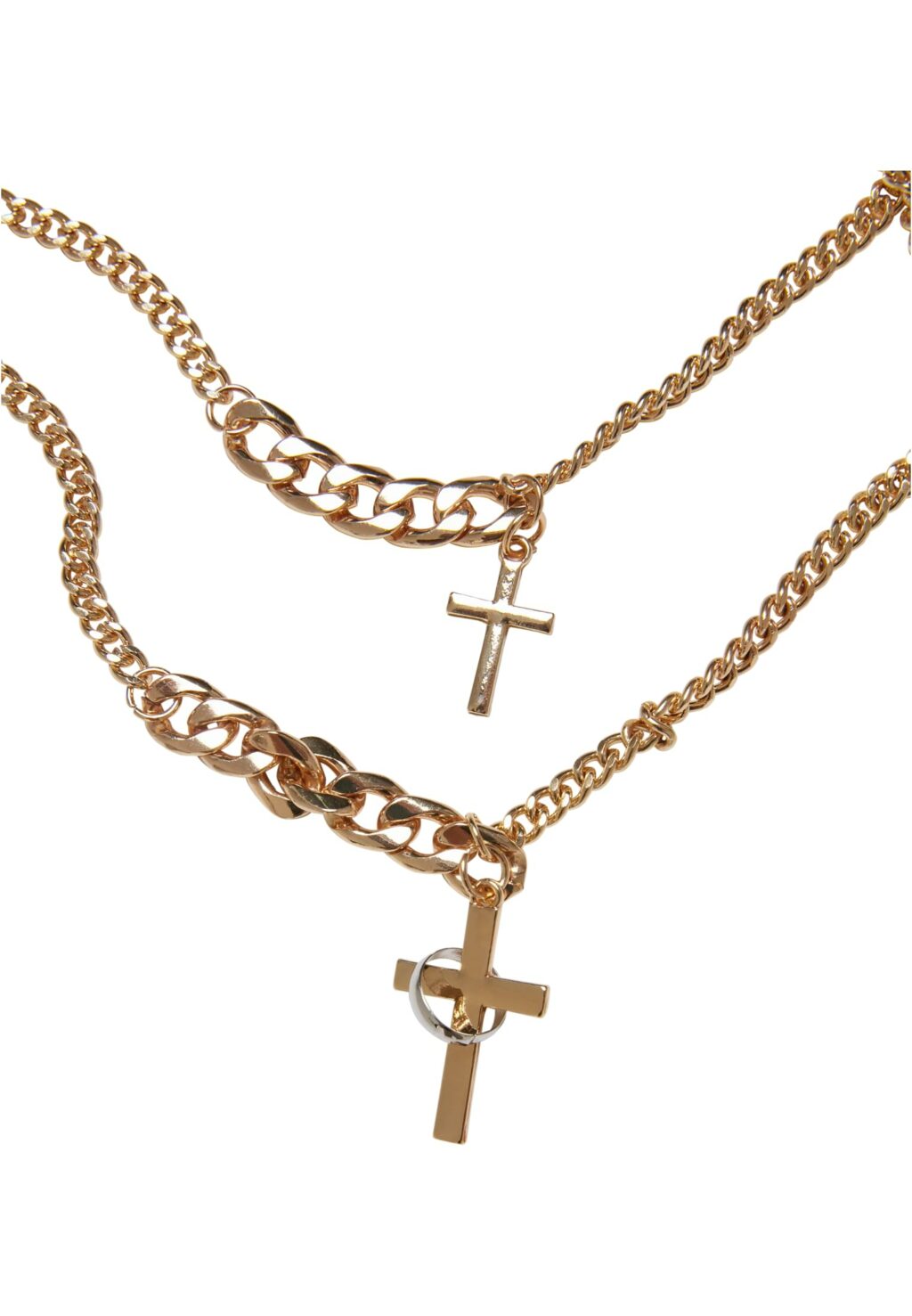 Various Chain Cross Necklace gold one TB5837