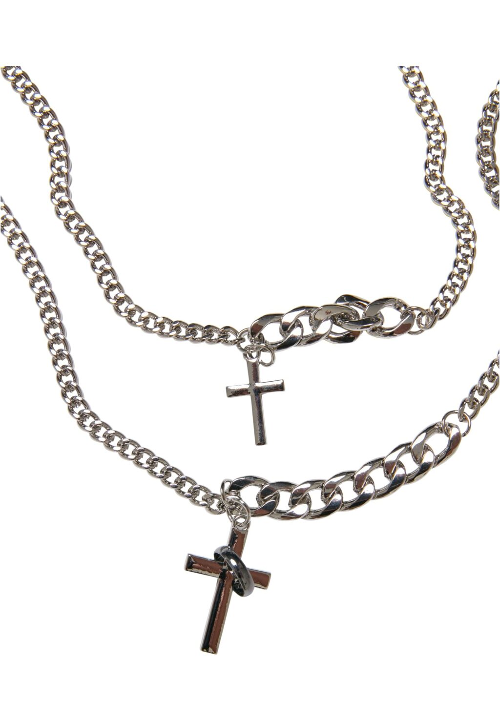 Various Chain Cross Necklace silver one TB5837