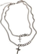 Various Chain Cross Necklace silver one TB5837