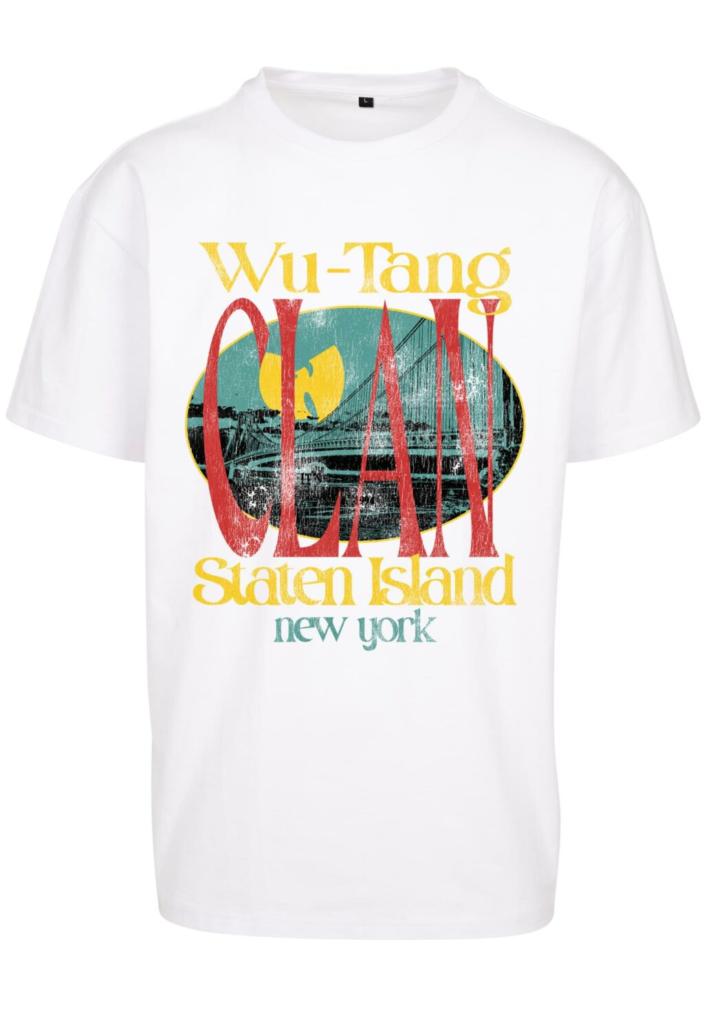 Wu Tang Staten Island Oversize Tee white MT2088