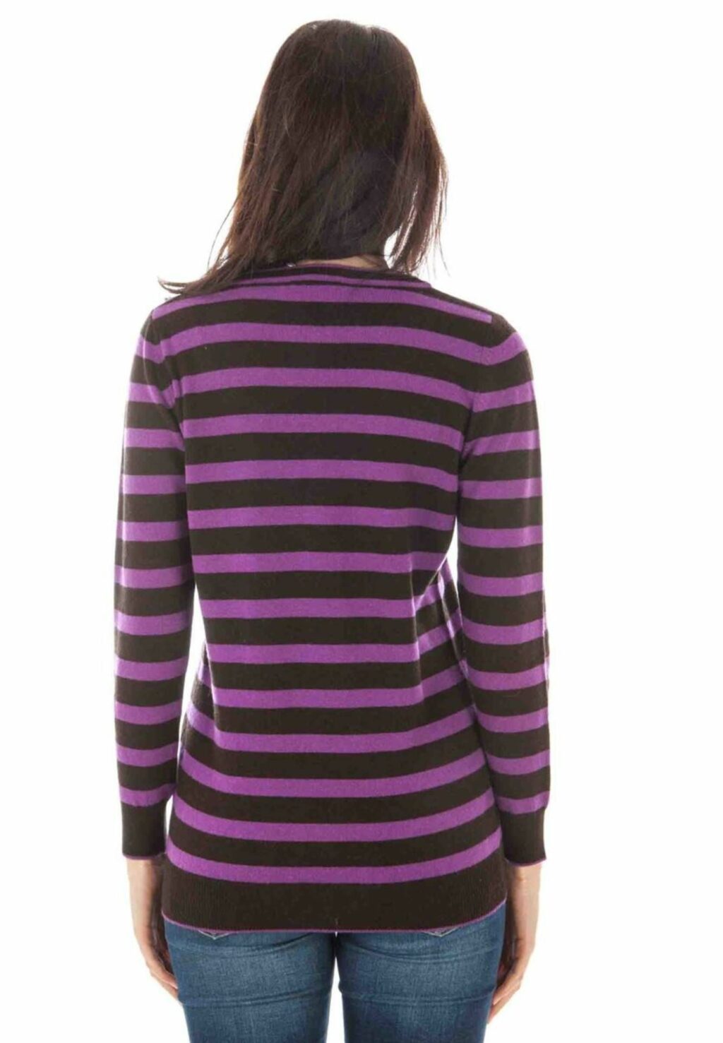 FRED PERRY WOMEN'S PURPLE SWEATER 31332091_VIOLA_0032