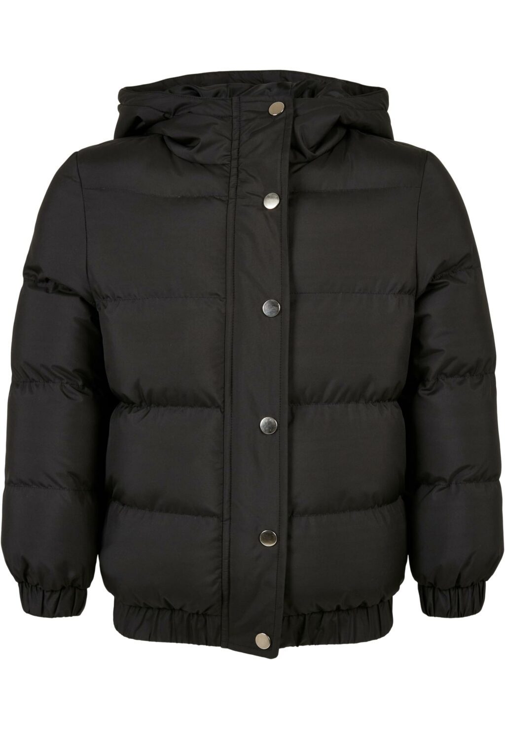 Girls Hooded Puffer Jacket black UCK1756