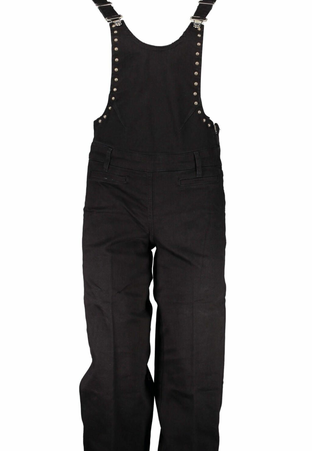 GUESS JEANS WOMEN'S BLACK DUNGAREES TROUSERS W73D55D2N81_NERO_BSUN