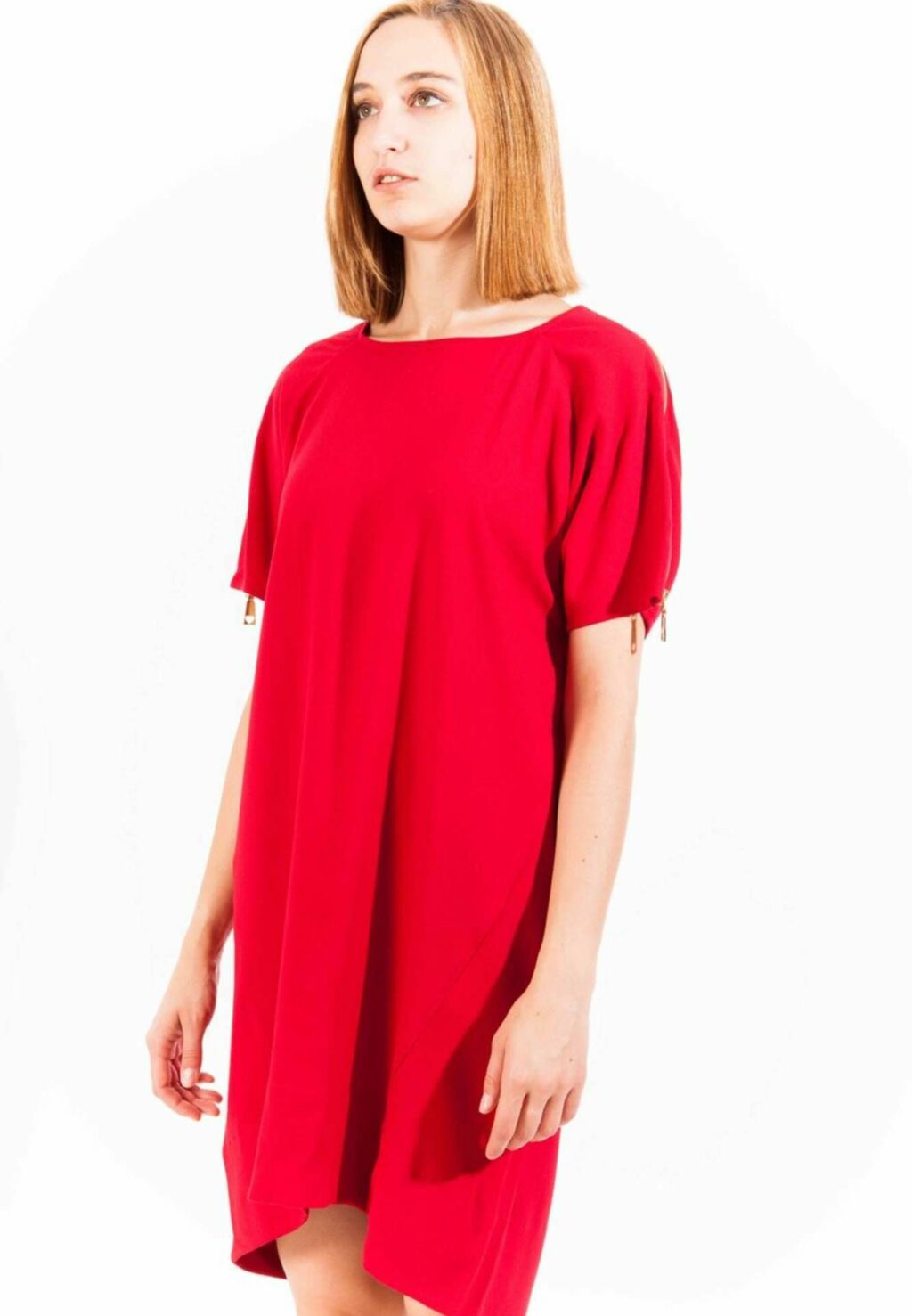 LOVE MOSCHINO RED WOMAN SHORT DRESS W-V-C43-00-S-1688_ROSSO_O78