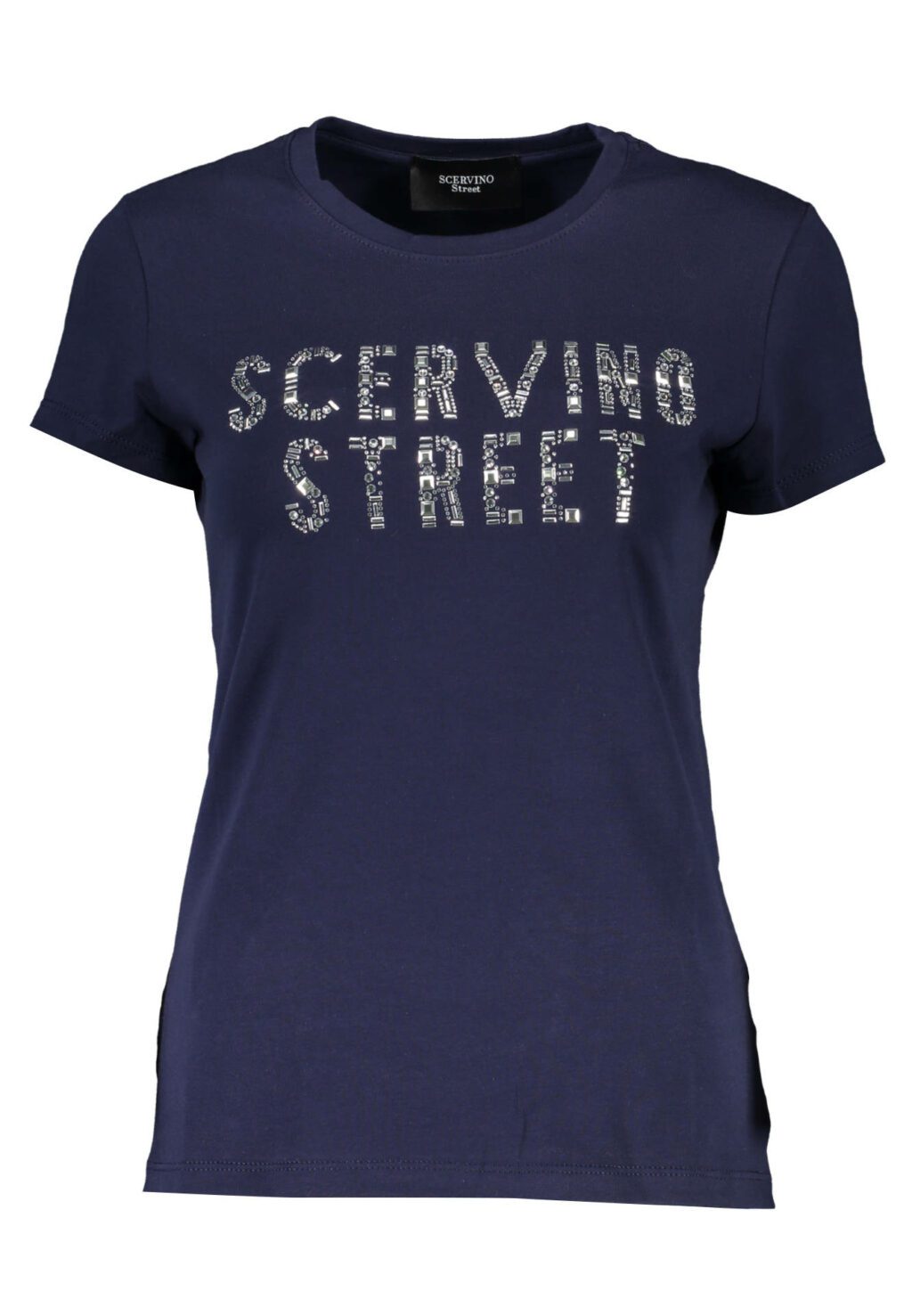 SCERVINO STREET WOMEN'S SHORT SLEEVE T-SHIRT BLUE D38TL1100-TSD011_BLU_SC006-INDACO