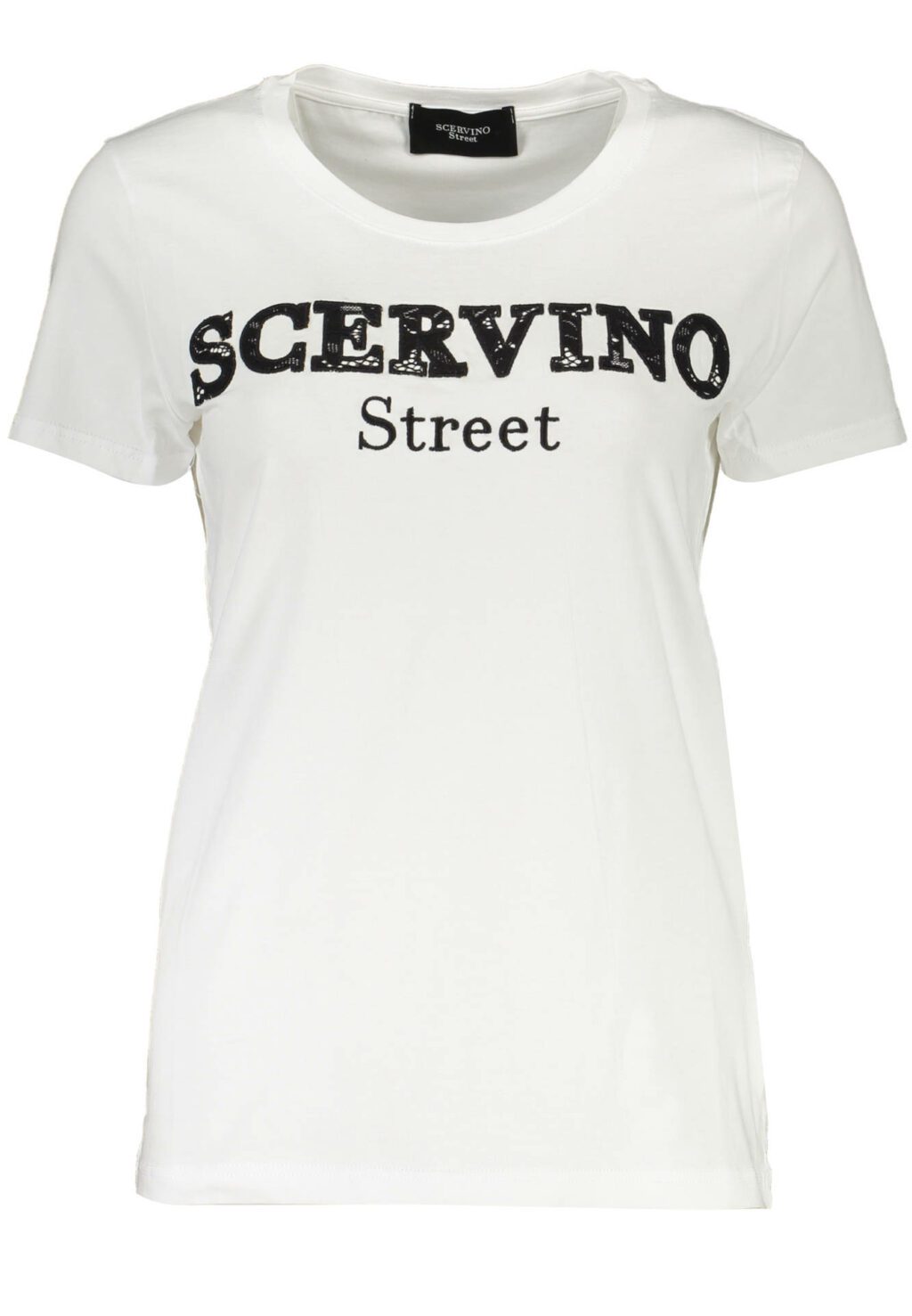 SCERVINO STREET WOMEN'S SHORT SLEEVE T-SHIRT WHITE D38TL0699-TSD006_BIANCO_SC001-BIANCO