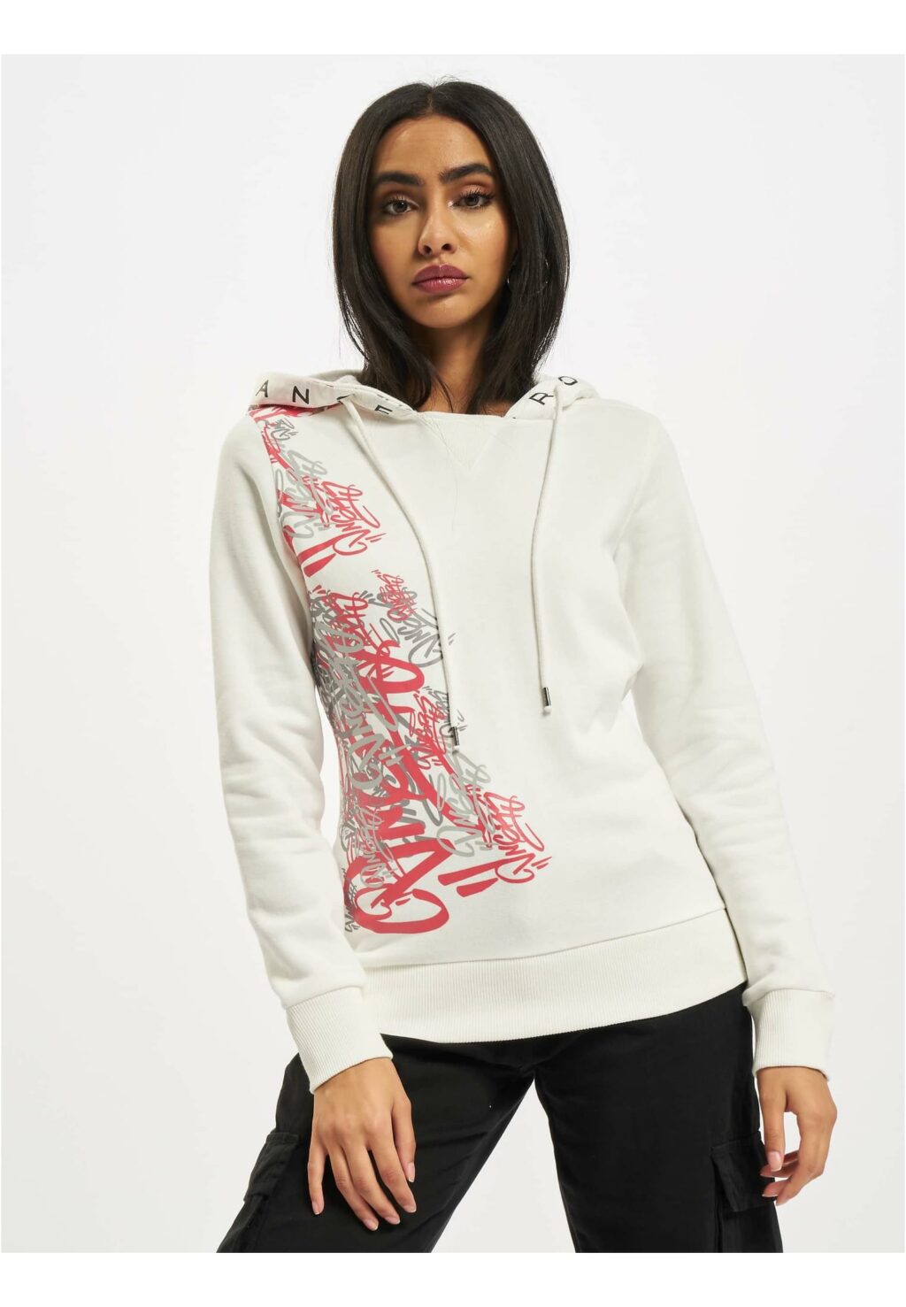 Tagg Basic Hoody white/pink DLHD096