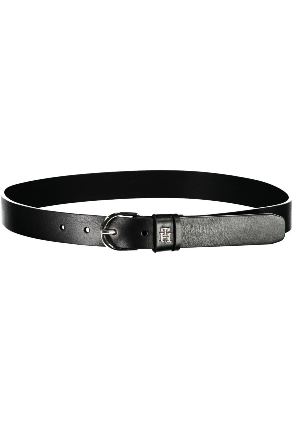 TOMMY HILFIGER LEATHER BELT WOMEN BLACK AW0AW14244_NERO_BDS